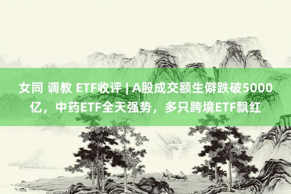 女同 调教 ETF收评 | A股成交额生僻跌破5000亿，中药ETF全天强势，多只跨境ETF飘红