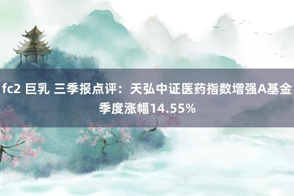 fc2 巨乳 三季报点评：天弘中证医药指数增强A基金季度涨幅14.55%